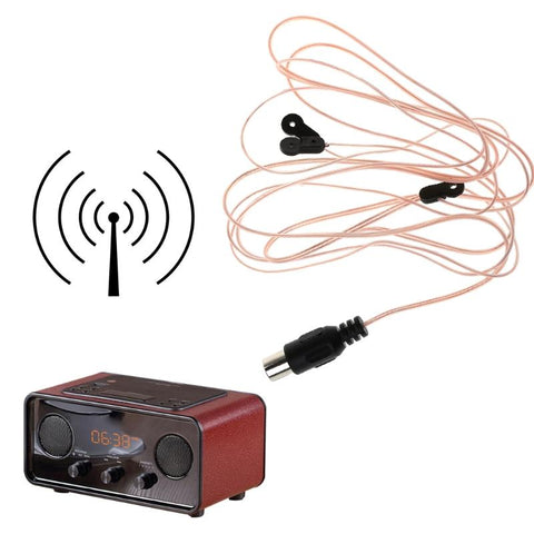 N80D Universal FM Dipole Antenna Cable 520-1710MHz Female Plug Connector -CE01025-Veeddydropshipping