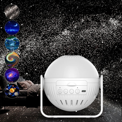 LED Star Projector Night Light 7 in 1 Planetarium Projectionr Galaxy Starry Sky -CE00782-Veeddydropshipping