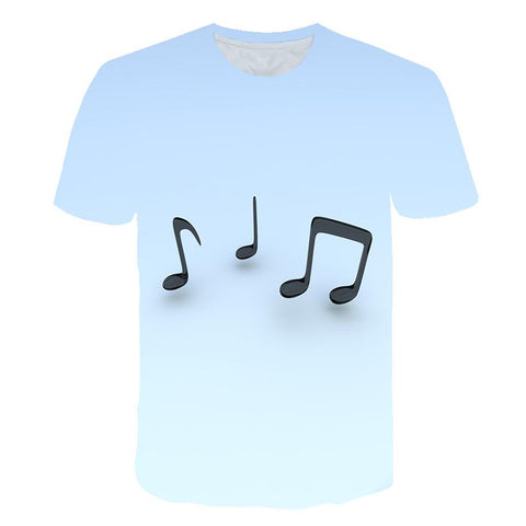 2023 Music Note Baby Boy Girl T Shirts Summer Kids Fashion Casual Tops-TB01139-Veeddydropshipping
