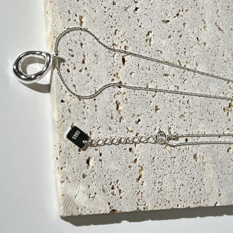 Water Droplets Necklace Clavicle Choker Fashion Jewelr-JW01258-Veeddydropshipping