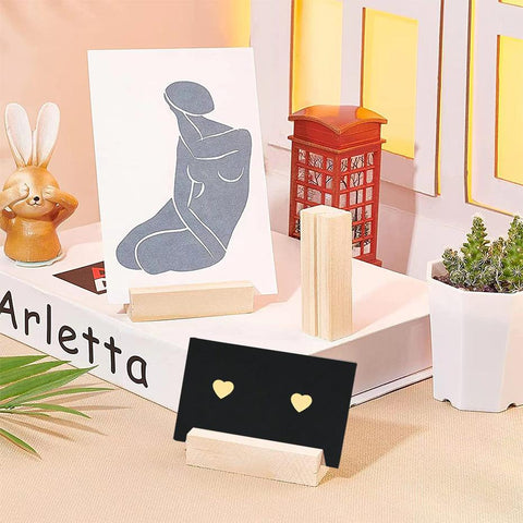 Jewelry Display Wooden Base Stands Holders Earring Cards-JW01677-Veeddydropshipping