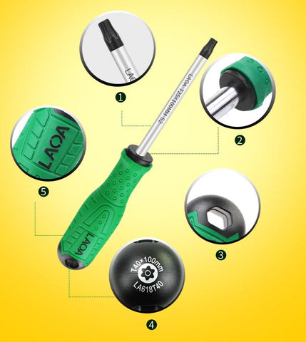 Torx screwdriver alloy steel Magnetic-TI00051-Veeddydropshipping