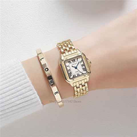 Fashion Square Watche Quartz Wristwatches Qualities Clock-JW00889-Veeddydropshipping