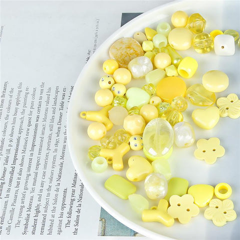 Pattern Round Glass Beads Crystal Beads Loose Spacer Beads-JW01466-Veeddydropshipping