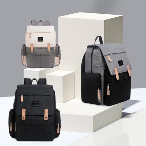 Authentic LAND Mommy Diaper Bags Backpacks Mother Large Capacity-TB00202-Veeddydropshipping