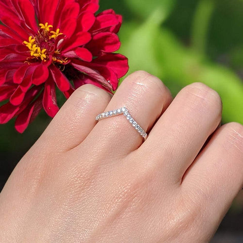 925 Moissanite Diamond Rings Jewelry Women Engagement -JW00026-Veeddydropshipping