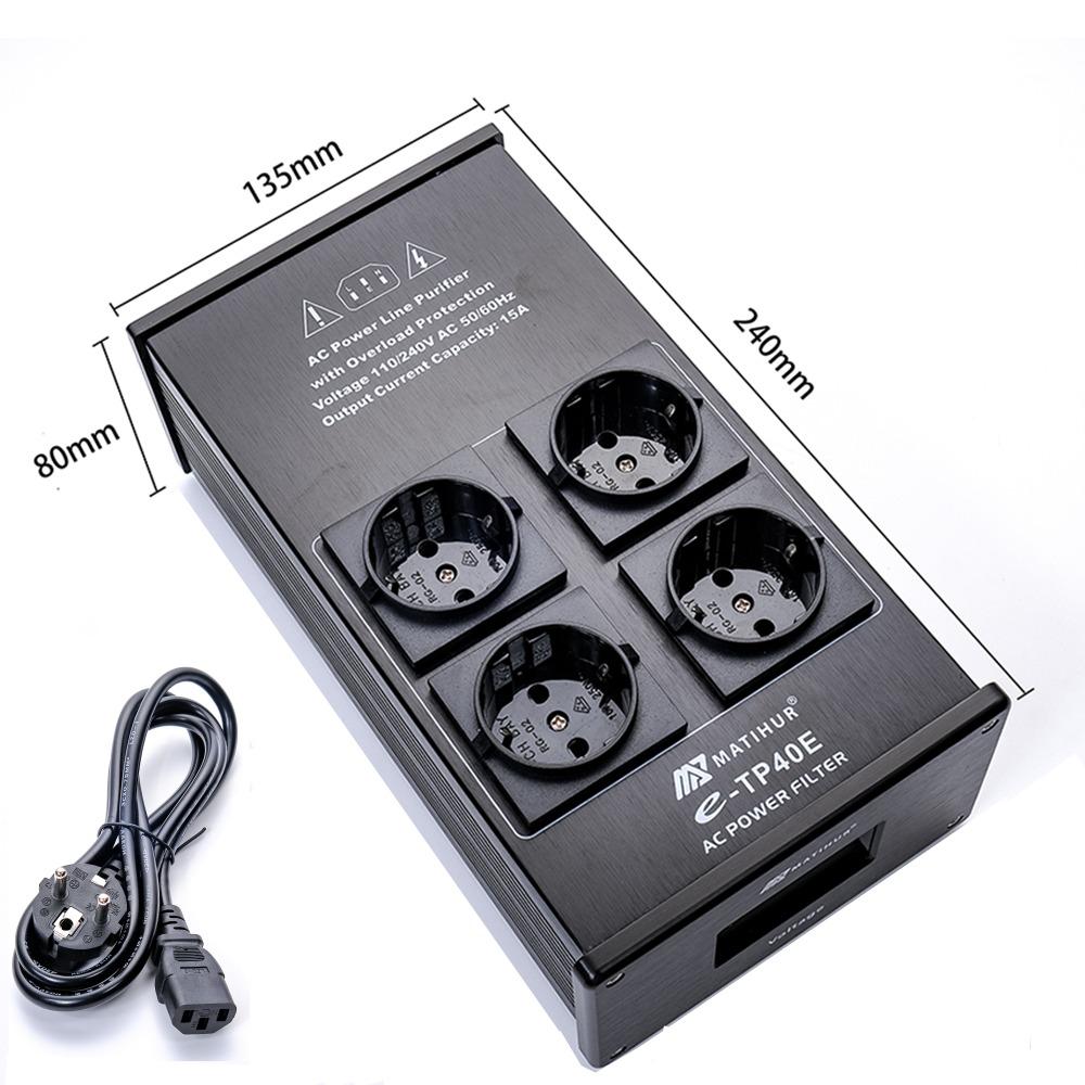 Audio Noise AC Power Filter Power Conditioner Power Purifier Surge Protection -CE00160-Veeddydropshipping