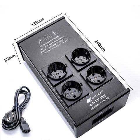 Audio Noise AC Power Filter Power Conditioner Power Purifier Surge Protection -CE00160-Veeddydropshipping