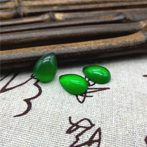 Colorful Water Drop Resin Faux Cat Eye Cabochon Bead Fit DIY -JW01629-Veeddydropshipping