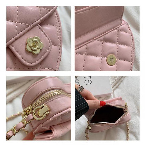 Crossbody Bag PU Leather Quilted Cute Handbag Luxury Brand-BS00169-Veeddydropshipping