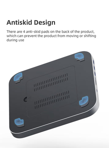 USB C Hub with HDD Enclosure docking statio-CO00060-Veeddydropshipping