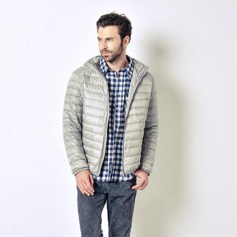 Jackets Quality Men&#39;s Ultra Light Down Jacket 90% White Duck-MF01231-Veeddydropshipping