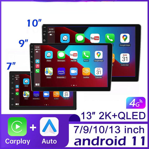 2 Din Android 7 9 10 13 Inch Car Multimedia Video Player 2DIN Stereo-AM00522-Veeddydropshipping