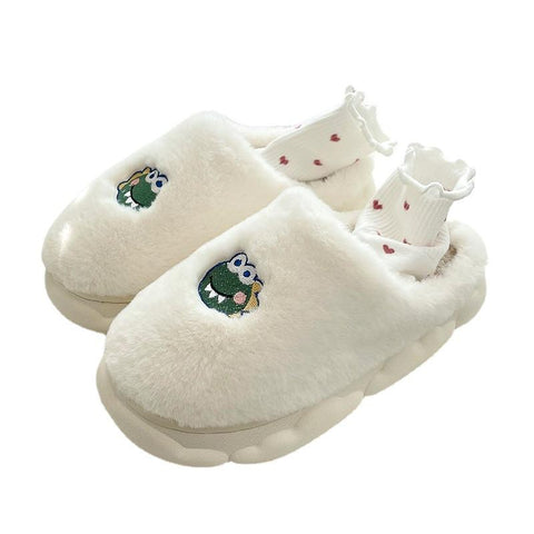 Slippers Men Women Indoor Floor Flat Solid Colo Home Non-slip-BS01296-Veeddydropshipping