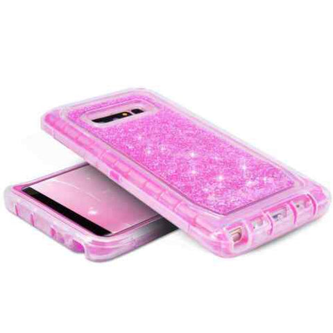 For Samsung Galaxy S10e S10 S10+Plus Defender Liquid Glitter Case Cover-PA00094+Veeddydropshipping