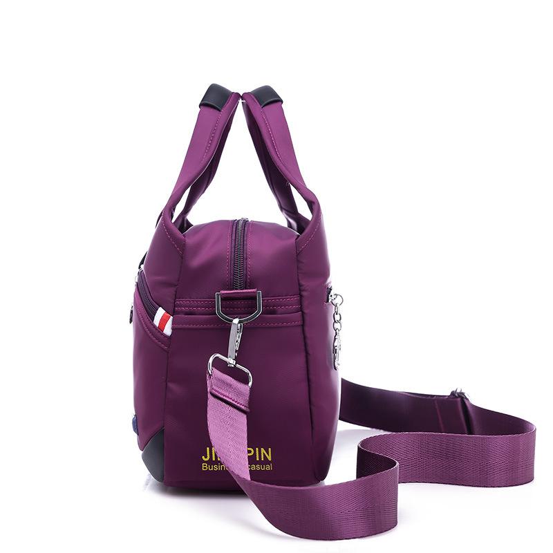 Fashion Leisure Oxford Cloth Shoulder Bag Messenger Top Handle Tote-BS00114-Veeddydropshipping