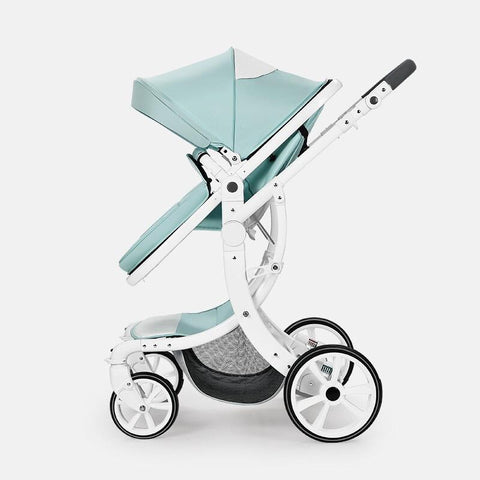 New Baby stroller 2 in 1,Green baby carriage folded stroller high lands-TB00377-Veeddydropshipping