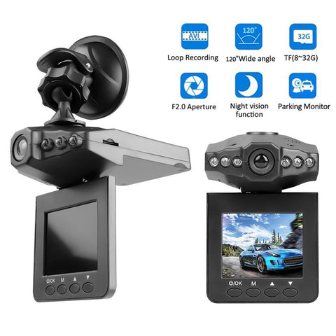 2023 Auto Parts 2.4 Inch Dash Dam Car Camera DVR 270 Degrees-AM00703-Veeddydropshipping