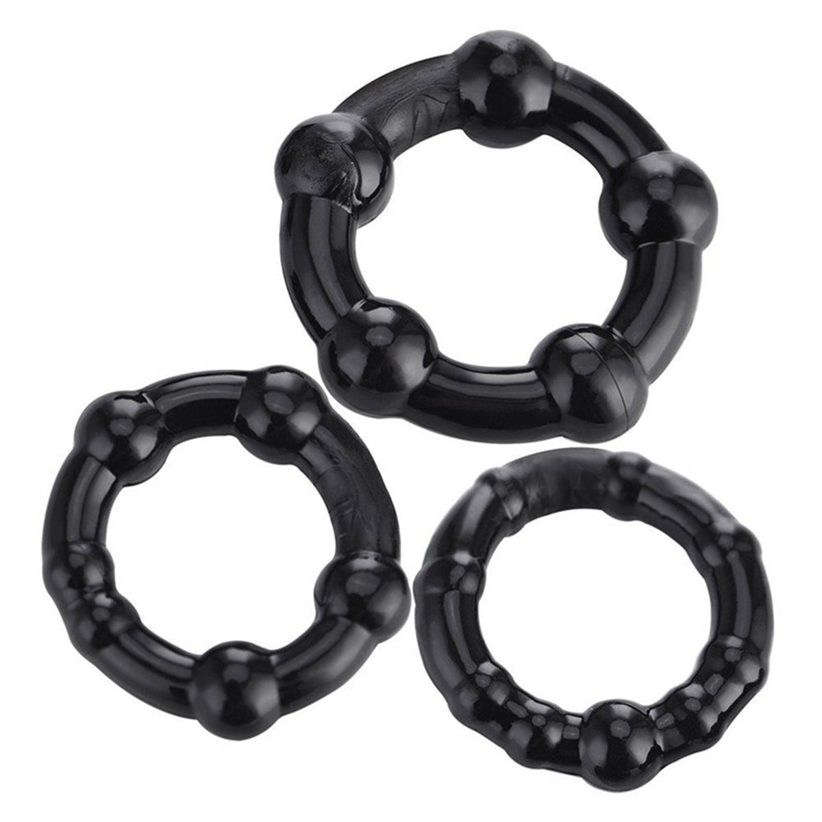 1 Pcs/Set Cock Penis Ring Bead Penis Ring Male Delay Ejaculation Lasting Silicone -BH01253-Veeddydropshipping