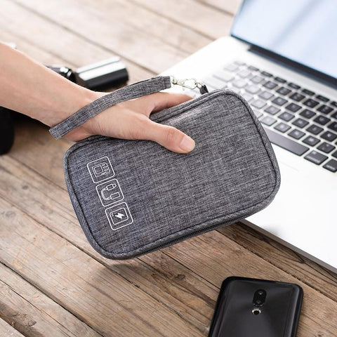 Organizer Travel USB Gadgets Wires Charger Power Battery Phone-BS00577-Veeddydropshipping