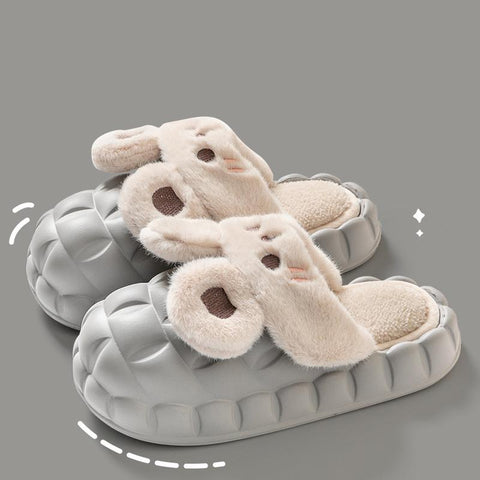 Slipperss  Cute Cartoon Rabbit Slippers Couple Home-BS01165-Veeddydropshipping