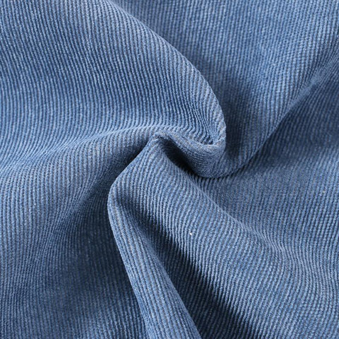 Infant Girls Spring Outfits Corduroy Square Neck-Veeddydropshipping