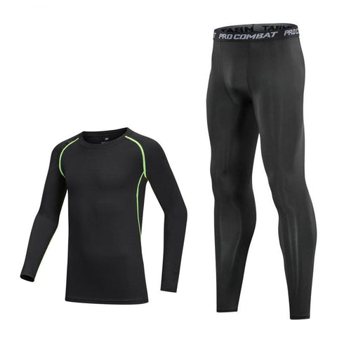 Set Autumn Winter Long Johns  Fitness Fast-Dry Thermo Colors-MF01537-Veeddydropshipping