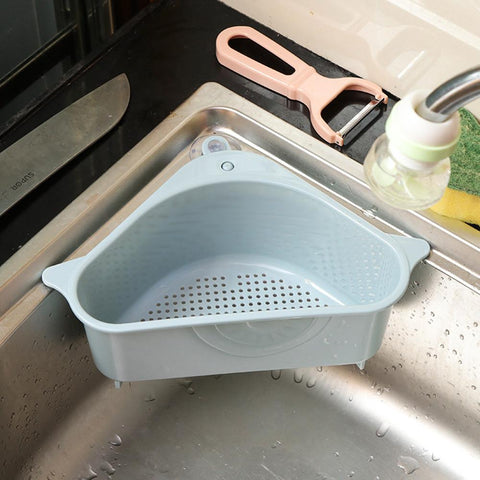 Kitchen triangle sink filter drain basket rack-TI00613-Veeddydropshipping