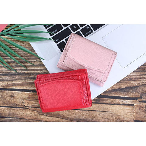 Mini Short Purse Lady Multi-card Bags Large-capacity Coin Purse-BS00201-Veeddydropshipping