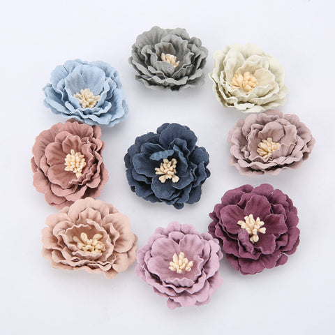 Artificial Microfiber Fake Flowes Heads-HA00705-Veeddydropshipping