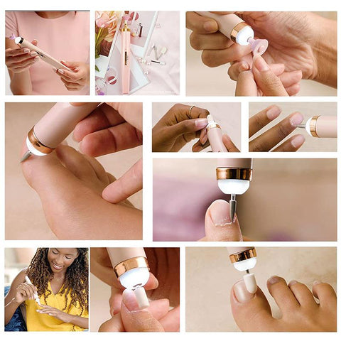 Electric Nail Drill Sander Nail Manicure  Light Art Pen Tools -BH01028-Veeddydropshipping