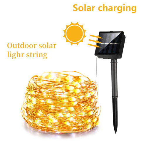 Outdoor Solar String Fairy Lights 10M 20M 30M LED Solar Lamps-TI00839-Veeddydropshipping