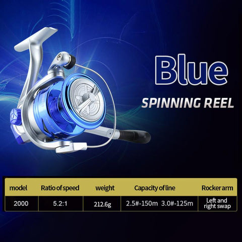 Fishing Reel Metal Movement Spinning Reel Special Price Electroplating Head Fishing -OS00329-Veeddydropshipping