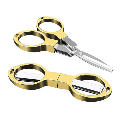 Mini Stainless Steel Folding Scissors Keychain Fishing Scissor Cutter Camping -OS00312-Veeddydropshipping