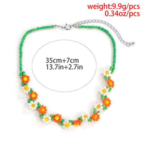 Beads Chain Choker Necklace For Women Korean Fashion -JW01272-Veeddydropshipping