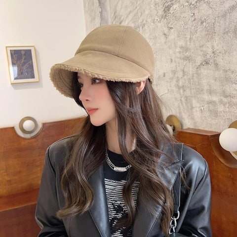 Women Winter Hat Thick Warm Baseball Cap-WF01381-Veeddydropshipping
