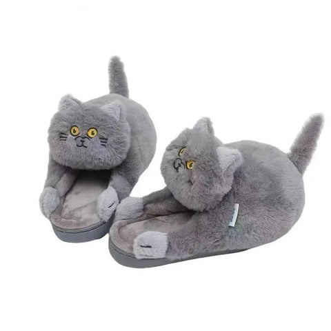 Home Fluffy Slides Female Indoor Floor Kawaii Shoes-BS01214-Veeddydropshipping