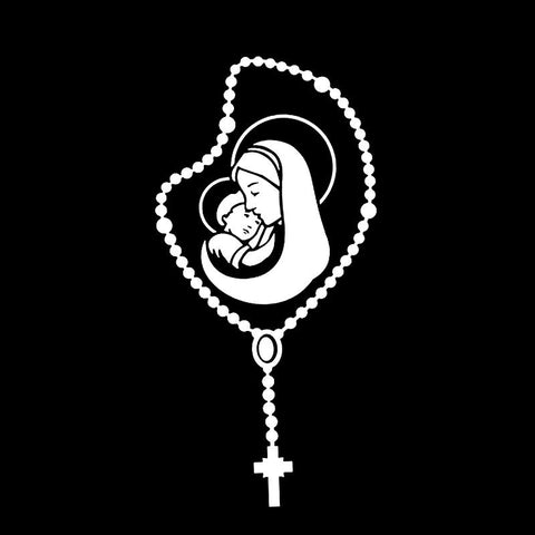 Mother Mary Car Stickers Vinyl Sticker Religion Church Faith-AM00810-Veeddydropshipping