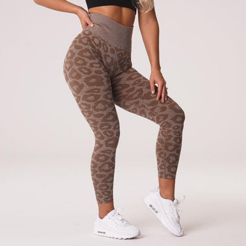 New Leopard seamless leggings for women fitness yoga pants high waist gym -OS00808-Veeddydropshipping