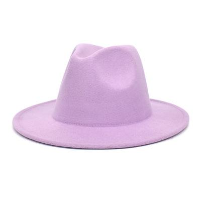 fedora hat women&#39;s 21-color wide brim jazz top-MF01005-Veeddydropshipping