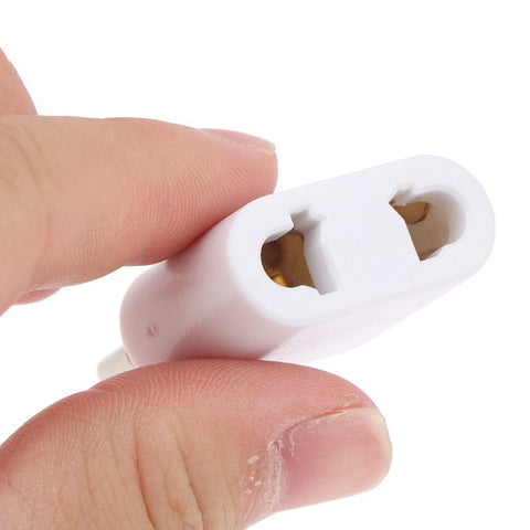 EU Plug Adapter Travel Adapter CN US To EU KR Brazil Israel White Power Adapter -CE00123-Veeddydropshipping