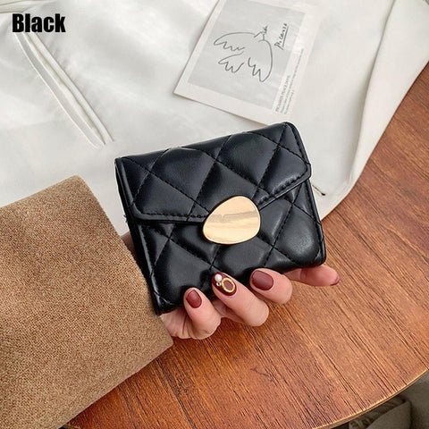 Credit Card/ID Holders Cute Girl Short Fashion PU Leather-BS00656-Veeddydropshipping