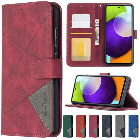 Wallet Flip Leather Case For Samsung Galaxy A04s A13 A31 A33 A34 A50-PA00216-Veeddydropshipping