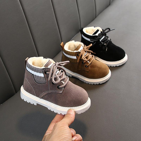 Children Casual Shoes Autumn Winter Snow Boots Boys Shoes-TB00179-Veeddydropshipping
