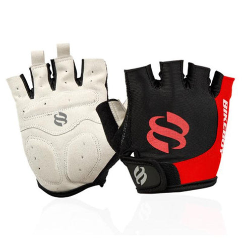 1Pair Gel Half Finger Cycling Gloves Anti-Slip Anti-Sweat Bicycle Gloves Anti-OS01212-Veeddydropshipping