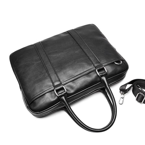 Fashion Male Real Cowhide Messenger Crossbody Bag Men-BS00490-Veeddydropshipping