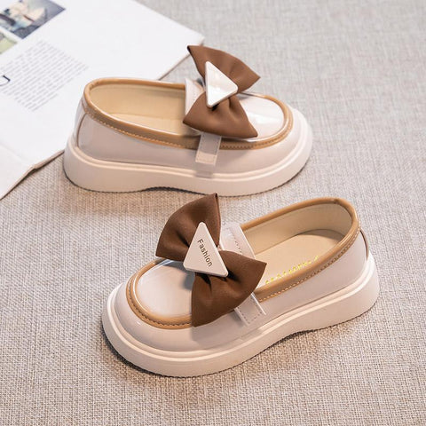 British Style Leather Shoes for Girls Children 2023 Round-TB00113-Veeddydropshipping
