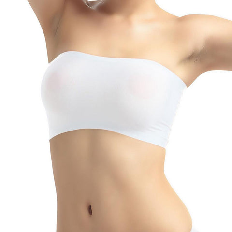 Ice Silk Women Strapless Underwear Bra-WF00933-Veeddydropshipping