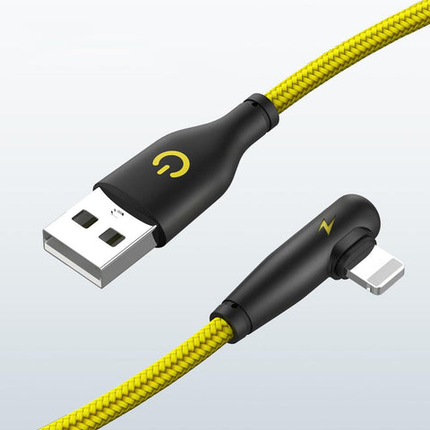 3A 90 Degree Fast Charging USB Charger Cable For iPhone 14 13 12 11 Pro X XR XS Max-PA00037-Veeddydropshipping