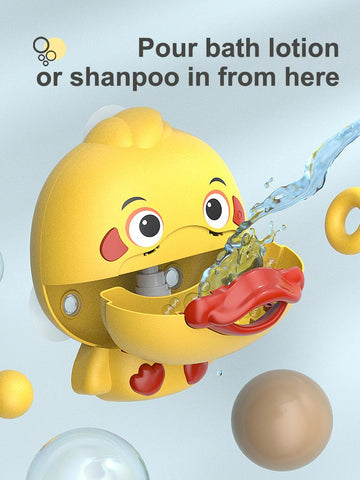 Baby Bath Toys Electronic Bubble Duck Water Game Bubble Maker Pool Swimming-TB00507-Veeddydropshipping